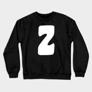 Letter Z Crewneck Sweatshirt